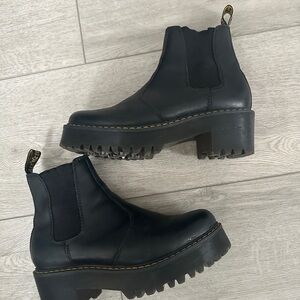 Dr Marten Rometty Wyoming Leather Black Boots